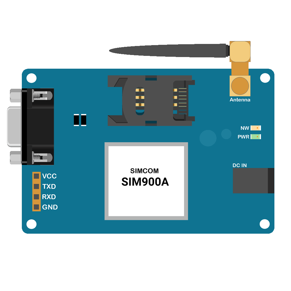 Sim900A GSM Module Interfacing with Arduino UNO icon